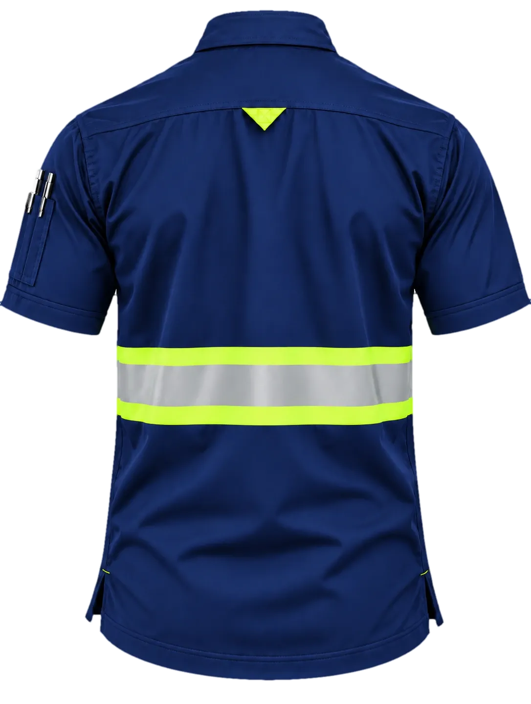 Standout Utility Shirt, short sleeve, back view