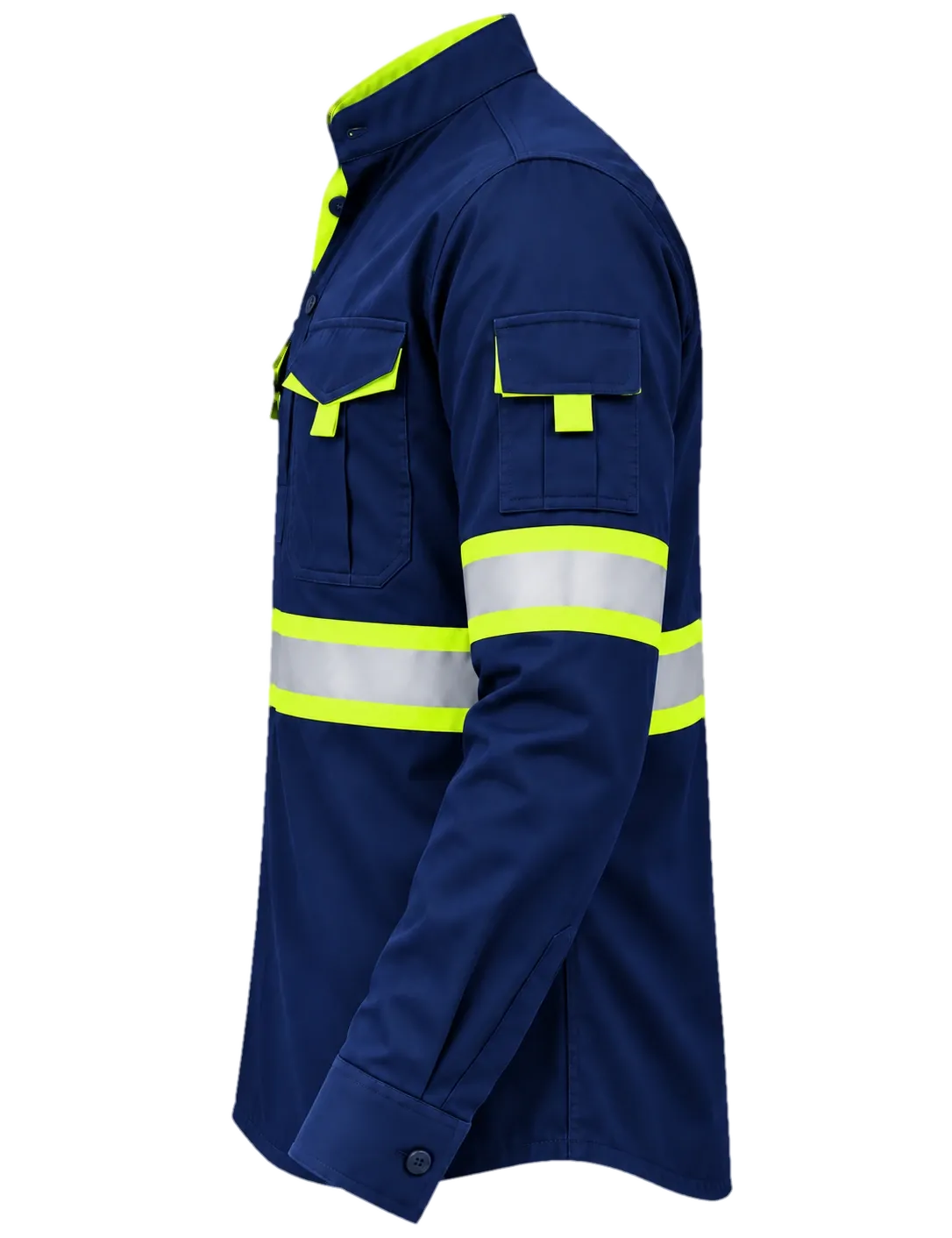 Standout Utility Shirt, long sleeve, side view